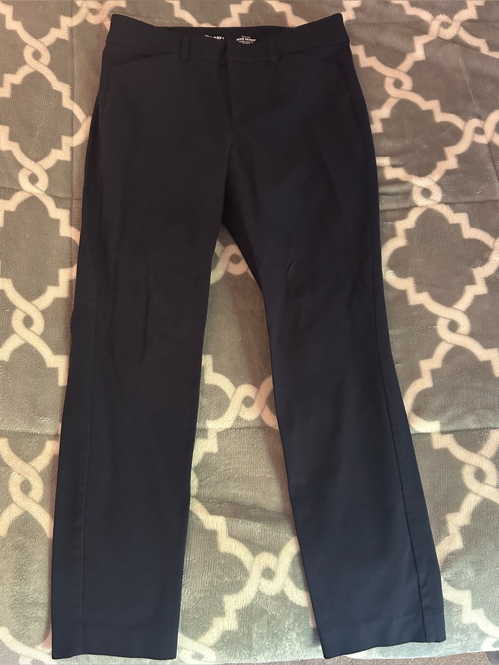 Navy High Waisted Skinny Pants